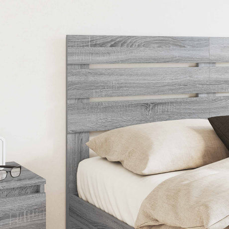 Vidaxl hoofdbord grijs sonoma bewerkt hout
