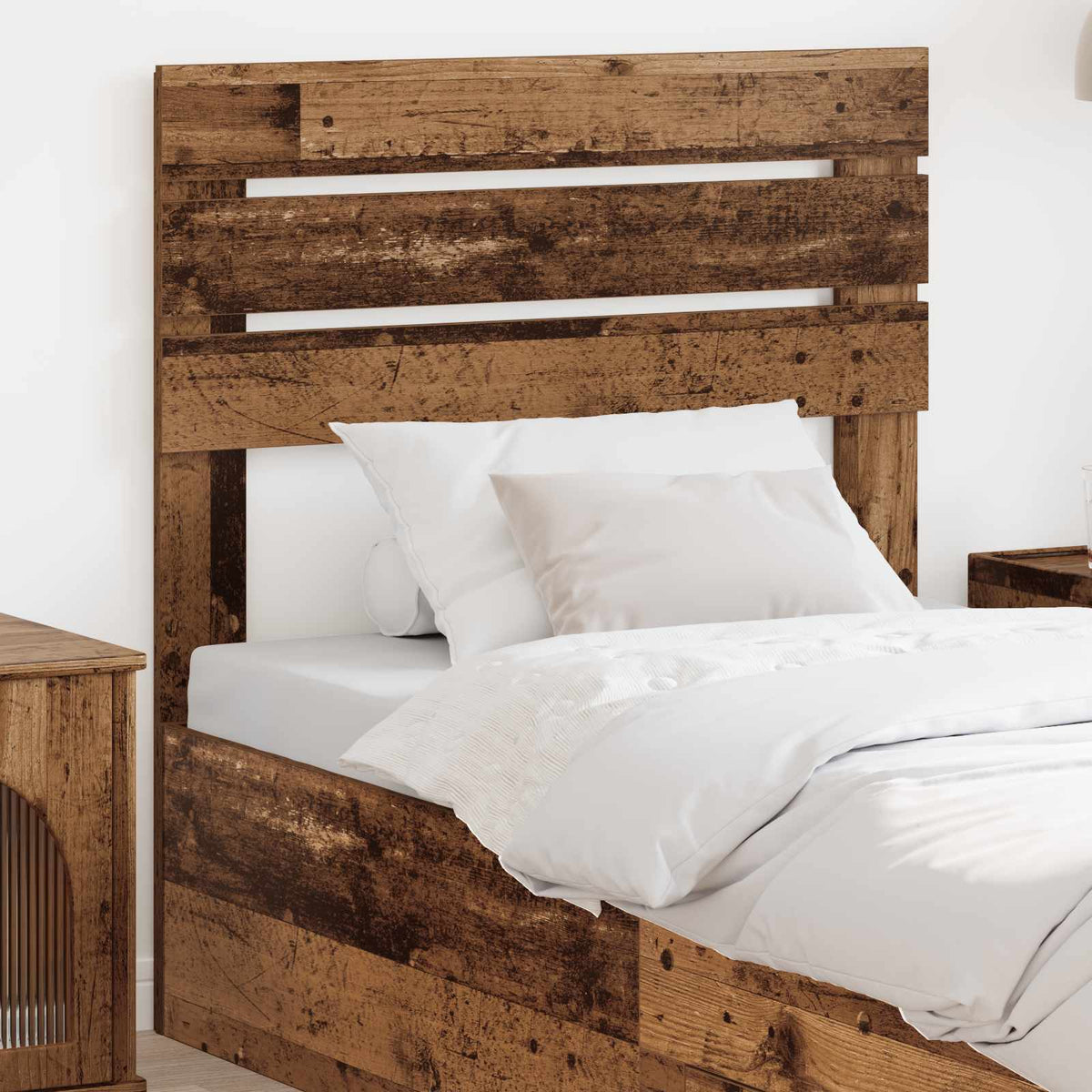Vidaxl hoofdbord oud hout bewerkt hout