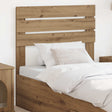 Vidaxl hoofdbord artisan eiken bewerkt hout