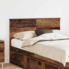 Vidaxl hoofdbord oud hout bewerkt hout