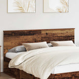 Vidaxl hoofdbord oud hout bewerkt hout
