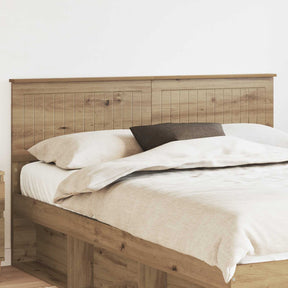 Vidaxl hoofdbord artisan eiken bewerkt hout