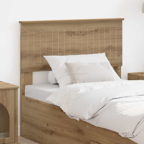 Vidaxl hoofdbord artisan eiken bewerkt hout