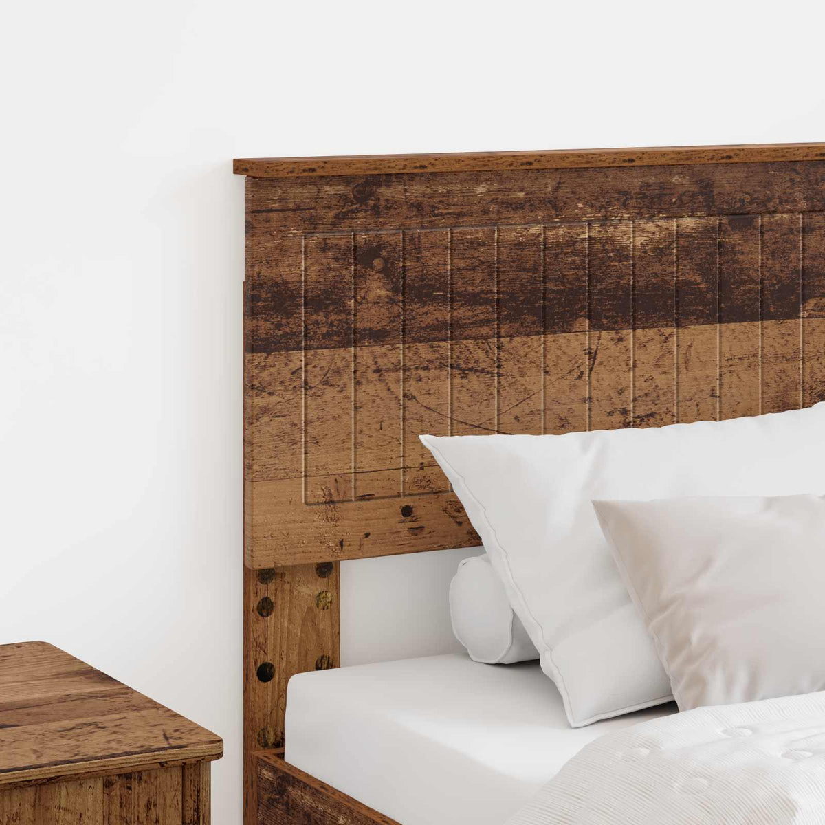 Vidaxl hoofdbord oud hout bewerkt hout