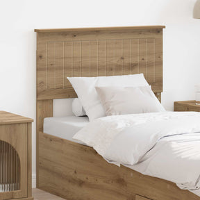 Vidaxl hoofdbord artisan eiken bewerkt hout