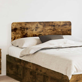 Vidaxl hoofdbord gerookt eiken bewerkt hout