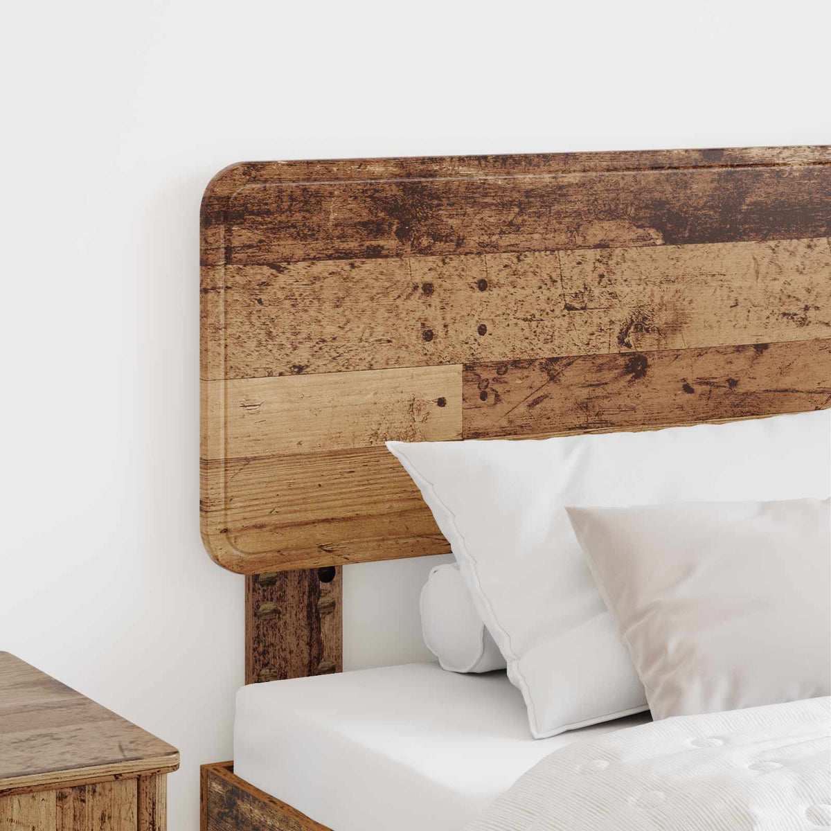 Vidaxl hoofdbord oud hout bewerkt hout