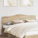 Vidaxl hoofdbord sonoma eiken bewerkt hout