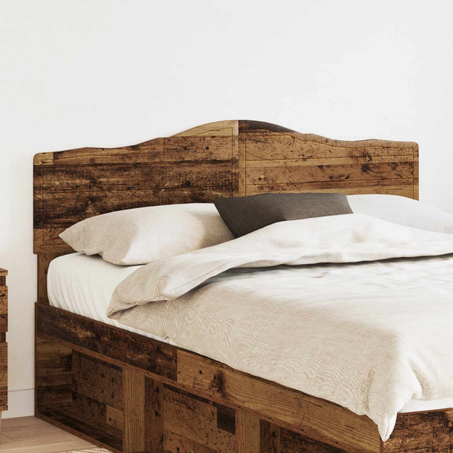 Vidaxl hoofdbord oud hout bewerkt hout
