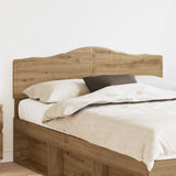 Vidaxl hoofdbord artisan eiken bewerkt hout