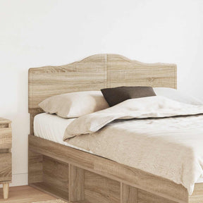 Vidaxl hoofdbord sonoma eiken bewerkt hout