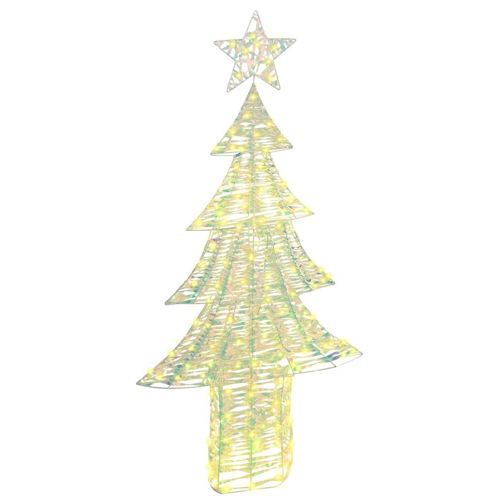 Vidaxl kerstboom 240 led's warmwit 181 cm pet