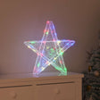 Vidaxl 3d ster 50 led's multikleur 55 x 53,5 x 10 cm acryl