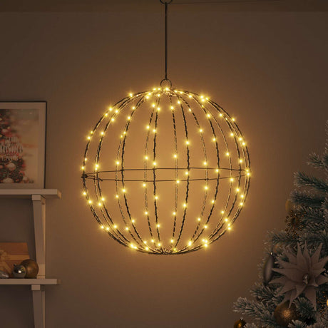 Vidaxl kerst finial licht 160 led's warmwit diameter 50 x 52 cm