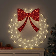 Vidaxl krans 60 led's warmwit 76 x 76 x 8,5 cm acryl