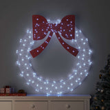 Vidaxl krans 150 led's koudwit 120 cm acryl