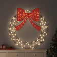 Vidaxl krans warmwit 120 x 120 x 10 cm pet 150 led's