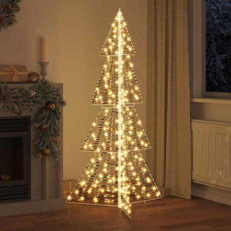 Vidaxl kerstboom 240 led's warmwit 180 cm pet