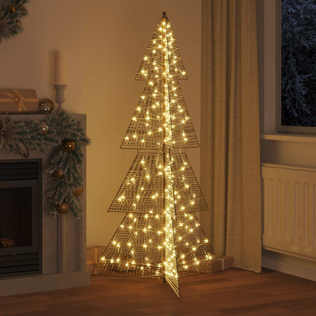Vidaxl kerstboom 240 led's warmwit 180 cm pet