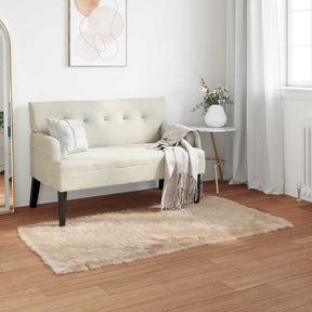 Vidaxl tapijt van imitatie tafalla beige 80 x 150 cm polyester