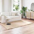 Vidaxl tapijt van imitatie tafalla beige 140 x 200 cm polyester