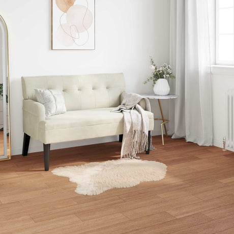 Vidaxl tapijt van imitatie tafalla beige 50 x 80 cm polyester