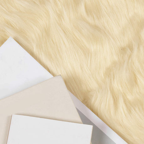 Vidaxl tapijt van imitatie tafalla crèmekleurig 80 x 250 cm polyester