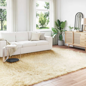 Vidaxl tapijt van imitatie tafalla crèmekleurig 200 x 280 cm polyester