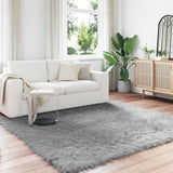 Vidaxl tapijt van imitatie tafalla grijs 200 x 200 cm polyester