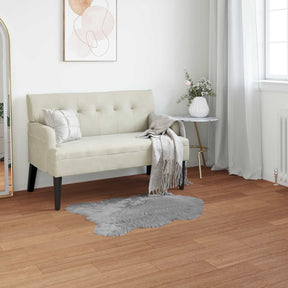 Vidaxl tapijt van imitatie tafalla grijs 50 x 80 cm polyester