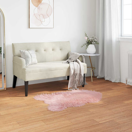 Vidaxl tapijt van imitatie tafalla roze 80 x 120 cm polyester