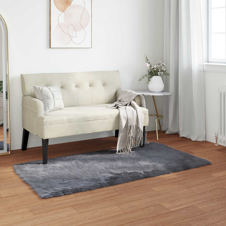 Vidaxl tapijt van imitatie tafalla antracietkleurig 60 x 110 cm