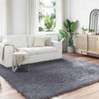 Vidaxl tapijt van imitatie tafalla antracietkleurig 200 x 200 cm