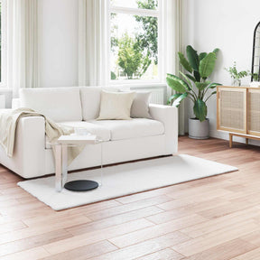Vidaxl antislip vloerkleed van imitatie konijnenbont olite wit