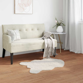 Vidaxl antislip vloerkleed van imitatie konijnenbont olite 60 x 90 cm