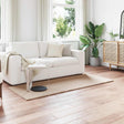 Vidaxl antislip vloerkleed van imitatie konijnenbont olite taupe
