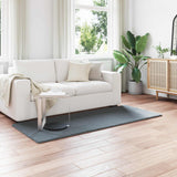 Vidaxl antislip vloerkleed van imitatie konijnenbont olite 80 x 200 cm