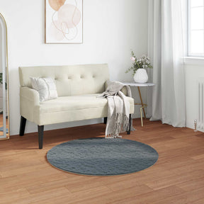 Vidaxl antislip vloerkleed van imitatie konijnenbont olite ø 120 cm