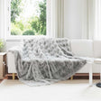 Vidaxl antislip deken van imitatie konijnenbont olite 4 st grijs