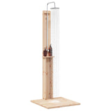 Vidaxl buitendouche 206 cm massief grenenhout en roestvrij staal