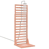 Vidaxl buitendouche 225 cm massief douglas hout en roestvrij staal