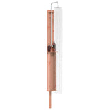 Vidaxl buitendouche 246 cm massief douglas hout en roestvrij staal