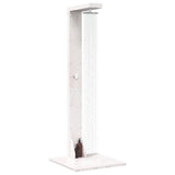 Vidaxl buitendouche 210 cm massief grenenhout en roestvrij staal wit