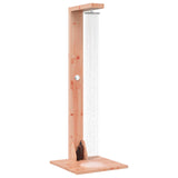 Vidaxl buitendouche 210 cm massief douglas hout en roestvrij staal