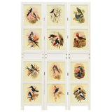 Vidaxl romdivider paneel wit 106 x 165 cm mdf
