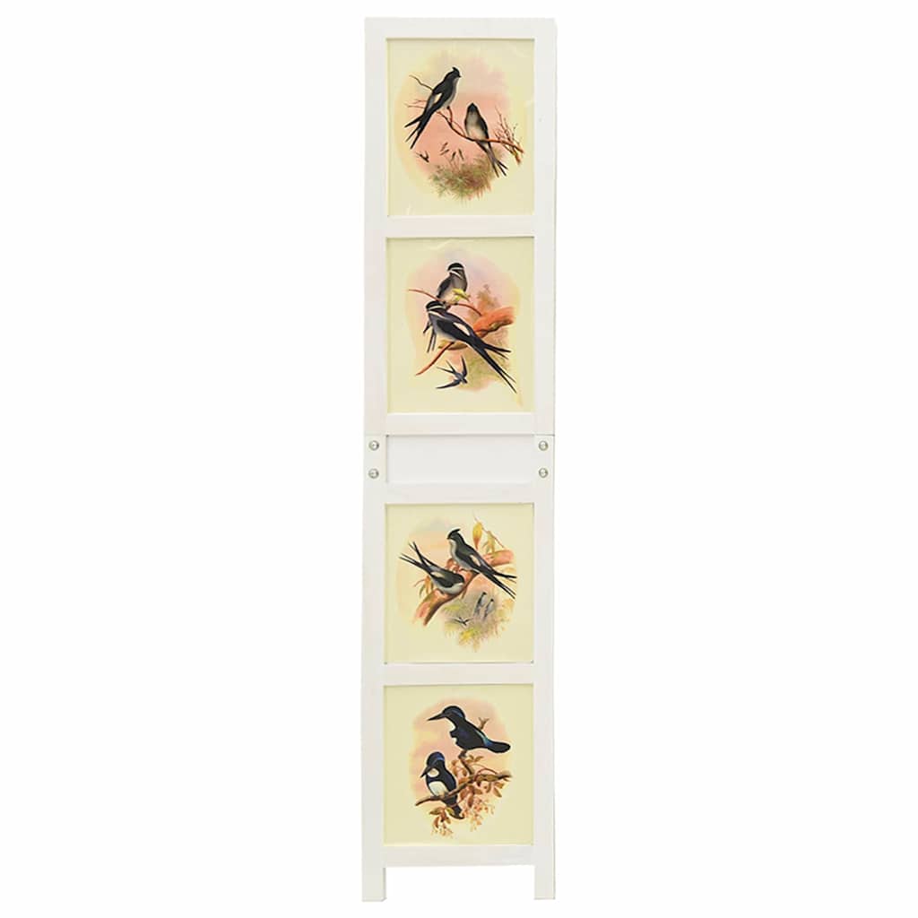Vidaxl romdivider paneel wit 106 x 165 cm mdf