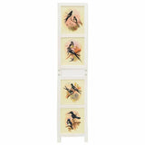 Vidaxl romdivider paneel wit 106 x 165 cm mdf