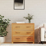 Vidaxl kast met lade bruin 80 x 50 x 70 cm massief eikenhout