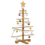 Vidaxl houten kerstboom bruin 75 cm bamboe
