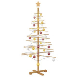 Vidaxl houten kerstboom bruin 150 cm bamboe
